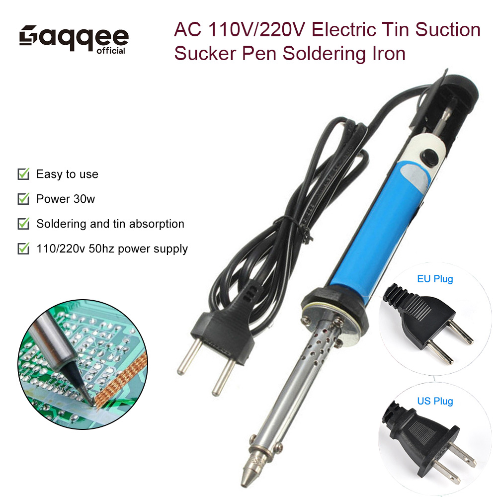 Desoldering Pump Electric Vacuum Station - เครื่องดูดตะกั่วไฟฟ้า AC US 110V /EU 220V