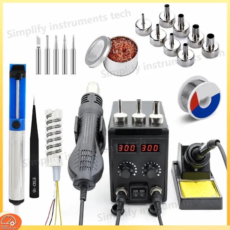 สถานีบัดกรี 8586D 2 in 1 750W  - 2 In 1 Soldering Rework Station 750W บทวิจารณ์และราคา