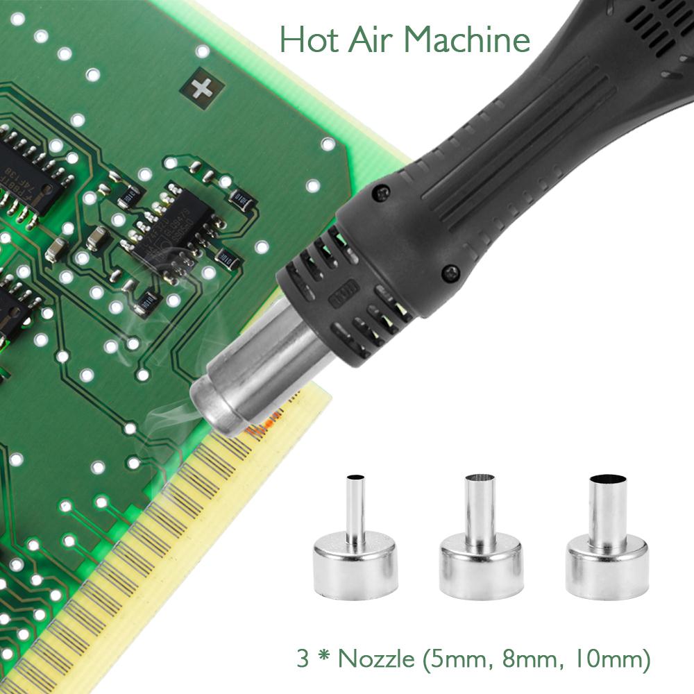 สถานีบัดกรีลมร้อนดิจิตอล APD-8 - 2 In 1 Soldering Rework Station 750W บทวิจารณ์และราคา