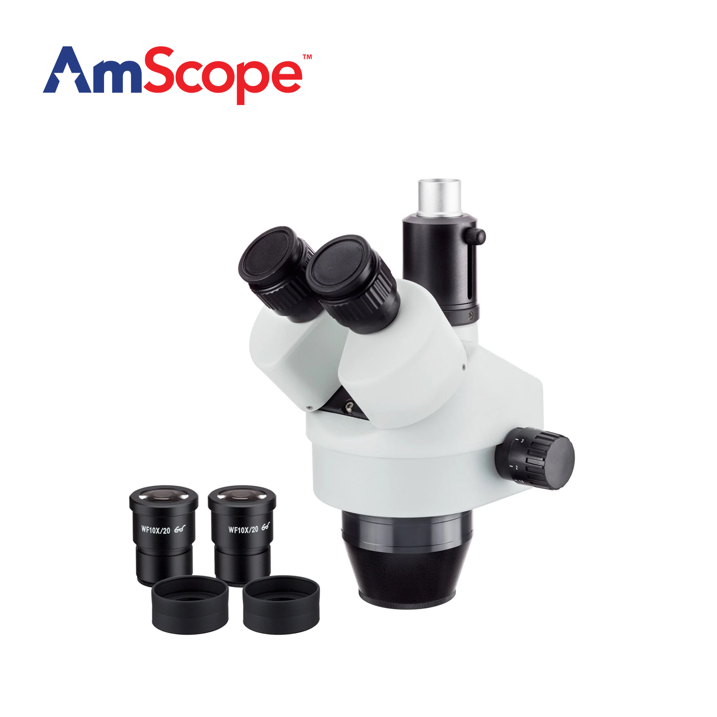 กล้องจุลทรรศน์สเตอริโอแบบซูมสา - Trinocular Stereo Microscope 7X-45X บทวิจารณ์และราคา